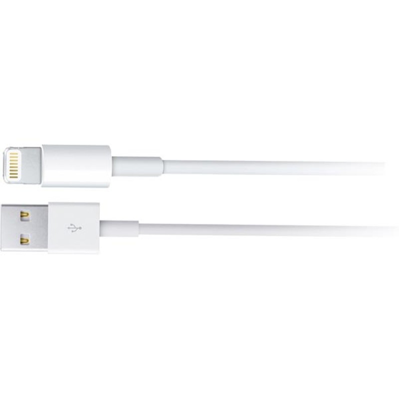 Apple Lightning-USB kabel, 0,5m, MFi, vit