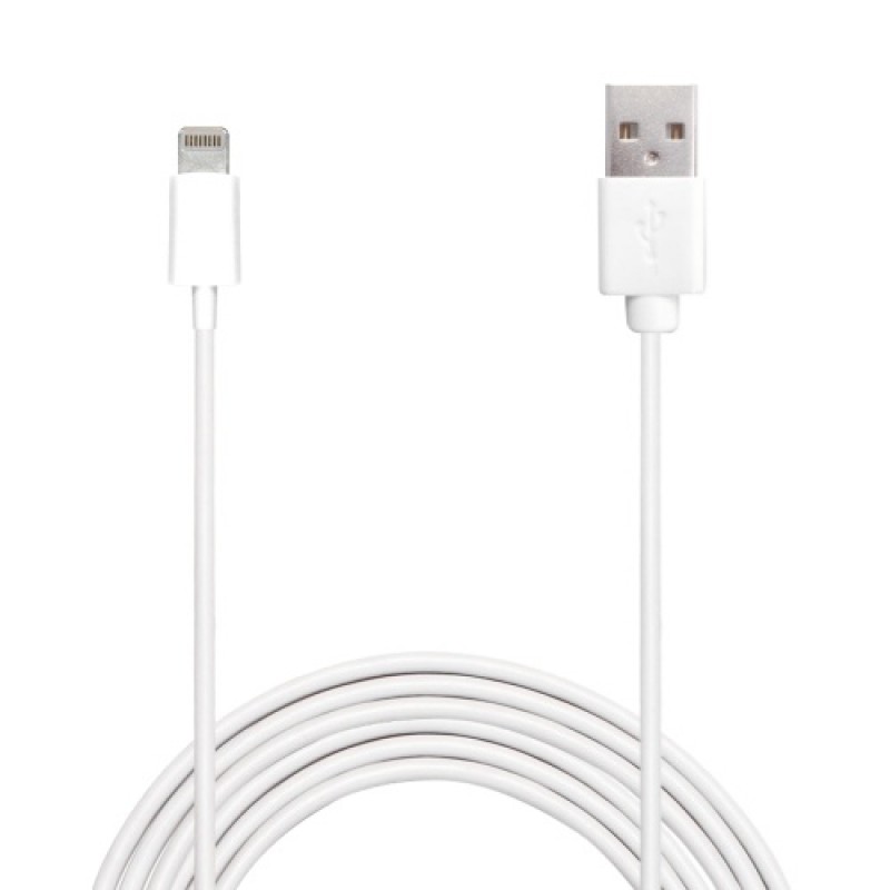 Puro Cable Apple MFI lightning kabel 2m - Vit