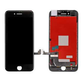 IPhone 8 Plus Skärm med LCD-display - Svart (Livstidsgaranti)
