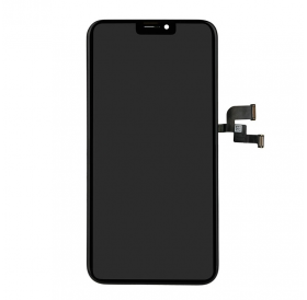 IPhone XS Skärm med Glas - Svart