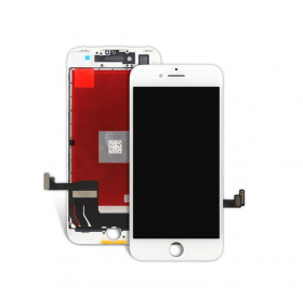 IPhone 8 Skärm med LCD-display - Vit (Livstidsgaranti)